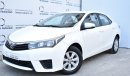 Toyota Corolla 2.0L SE 2016 GCC SPECS WITH DEALER WARRANTY STARTING FROM 39,900 DHS