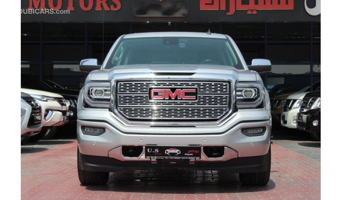 GMC Sierra DENALI 2018 GCC SINGLE OWNER WITH AGENCY PACKAGE IN MINT CONDITION