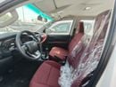 تويوتا هيلوكس 2026 Toyota Hilux white/red 2.4L diesel manual GCC spec mid option