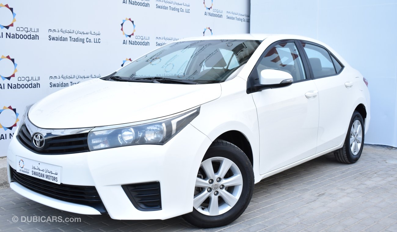 Toyota Corolla 2.0L SE 2016 GCC SPECS WITH DEALER WARRANTY STARTING FROM 39,900 DHS