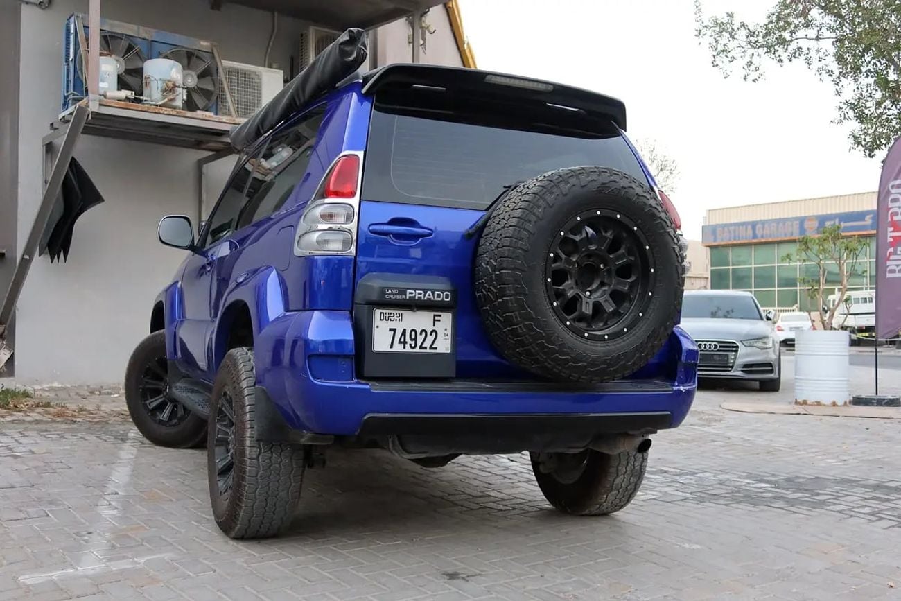 تويوتا برادو Land Cruiser 2-Door 4.0 V6 | Electric Blue | Full Off-Road Kit | Off-Road Ready