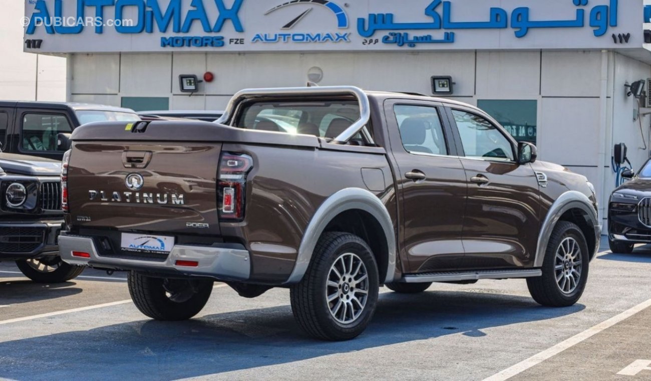 جريت وول Poer PLATINUM DOUBLE CABIN 2.0L 4X4 0Km , 2022 , (ONLY FOR EXPORT)