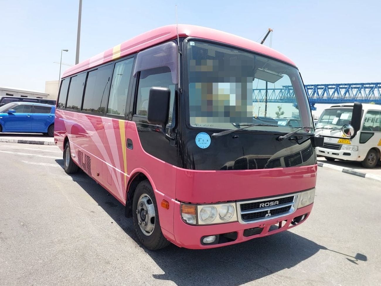 ميتسوبيشي روزا 2008 MITSUBISHI ROSA BUS RHD DIESEL MANUAL 4M50 ENGINE(PM00169)
