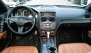 Mercedes Benz C300 C300 2009 model red color imported number one panorama leather and cruise control