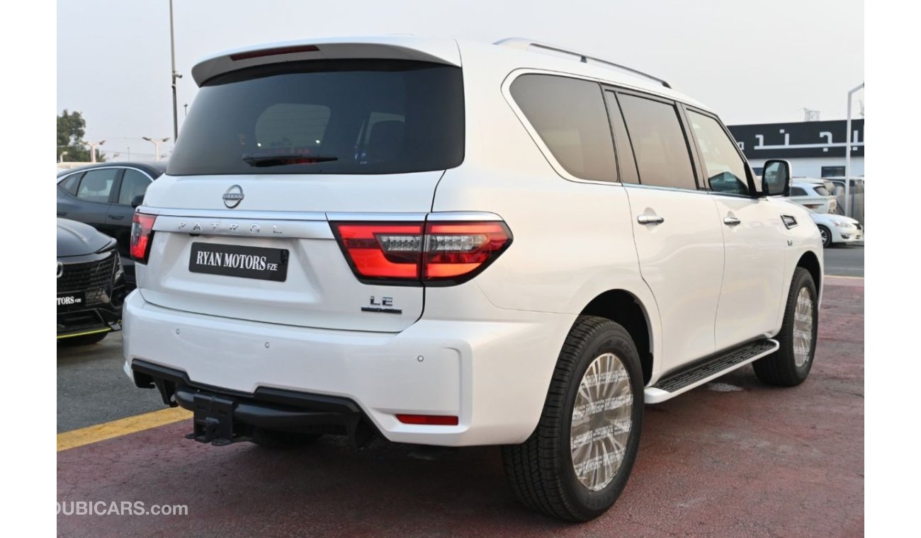 نيسان باترول Nissan Patrol LE 5.7L V8 Petrol Model 2023 Color White , 360 Camera, Cruiser Control, Memory Driver 