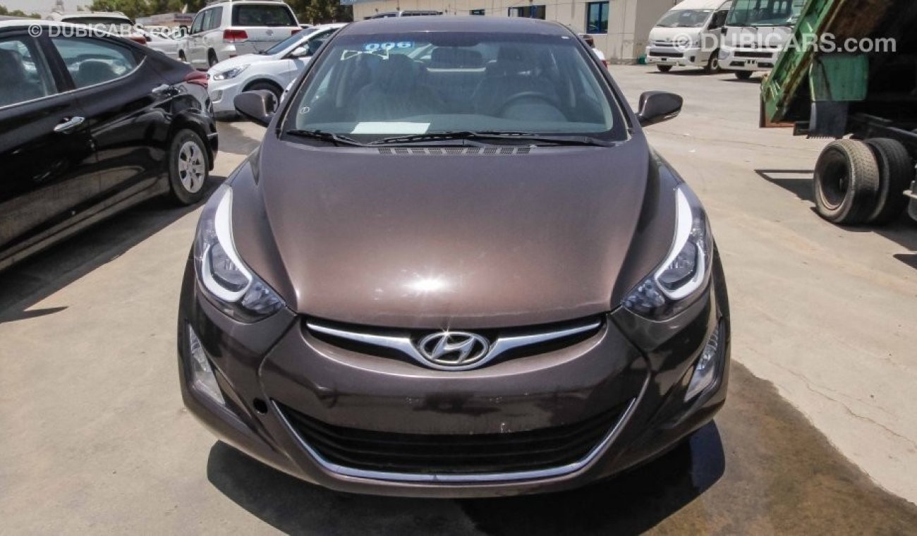 Hyundai Elantra rand new Hyundai Elantra for sale in Dubai. Brown 2016 model