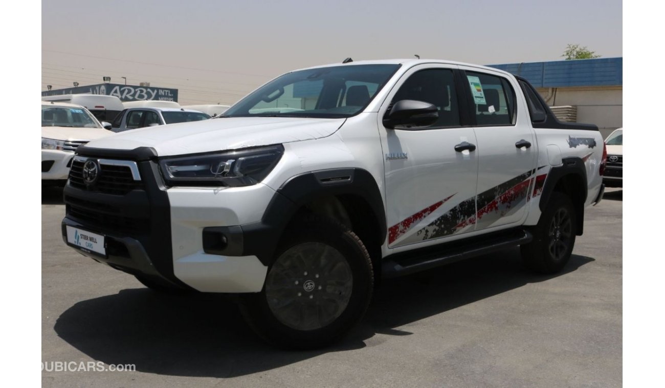 Toyota Hilux 2022 | 2.8L ADVENTURE -Z A/T D/C 360 CAMERA FULL OPTION WITH GCC SPECS EXPORT ONLY