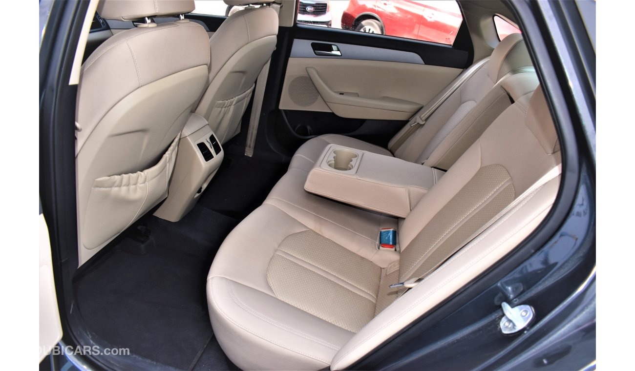 Hyundai Sonata AED 1370 PM | 0% DP | 2.4L GL GCC WARRANTY