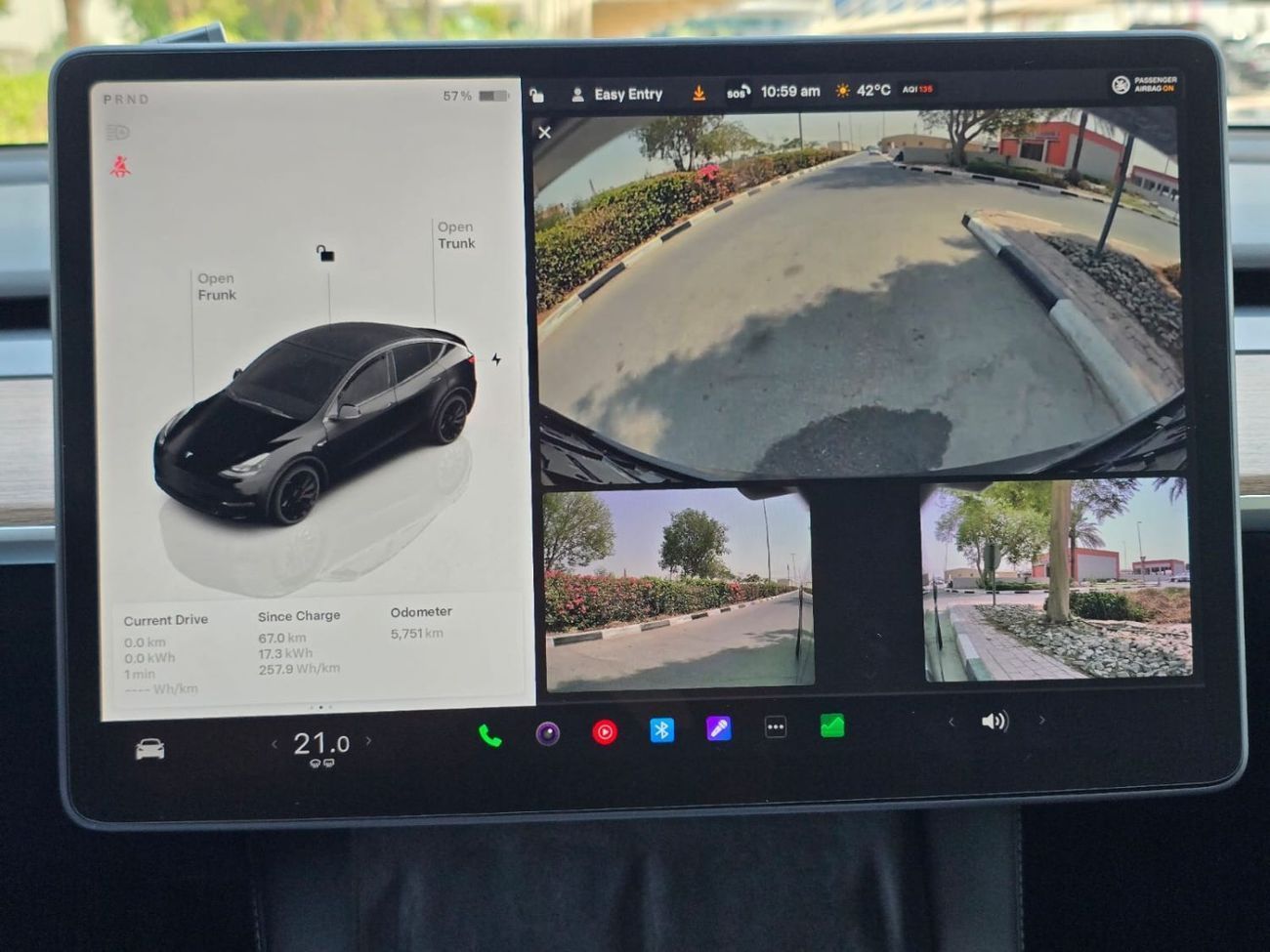 Tesla Model Y Performance (AWD) DUAL MOTOR 4WD 2024 GCC LOW MILEAGE WITH TESLA  AGENCY WARRANTY IN BRAND NEW CONDI