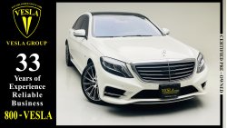 Mercedes-Benz S 550 EDITION 1 ///AMG + FIRST CLASS SEAT + LOW MILEAGE / 2016 / UNLIMITED MILEAGE WARRANTY / 1,234 DHS PM