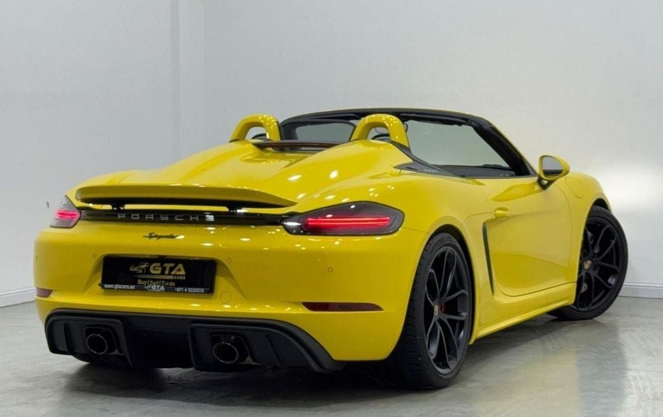 Porsche 718 Spyder RS 2023 Porsche 718 Spyder Cabriolet, March 28 Porsche Warranty, Full Porsche Service History, GCC