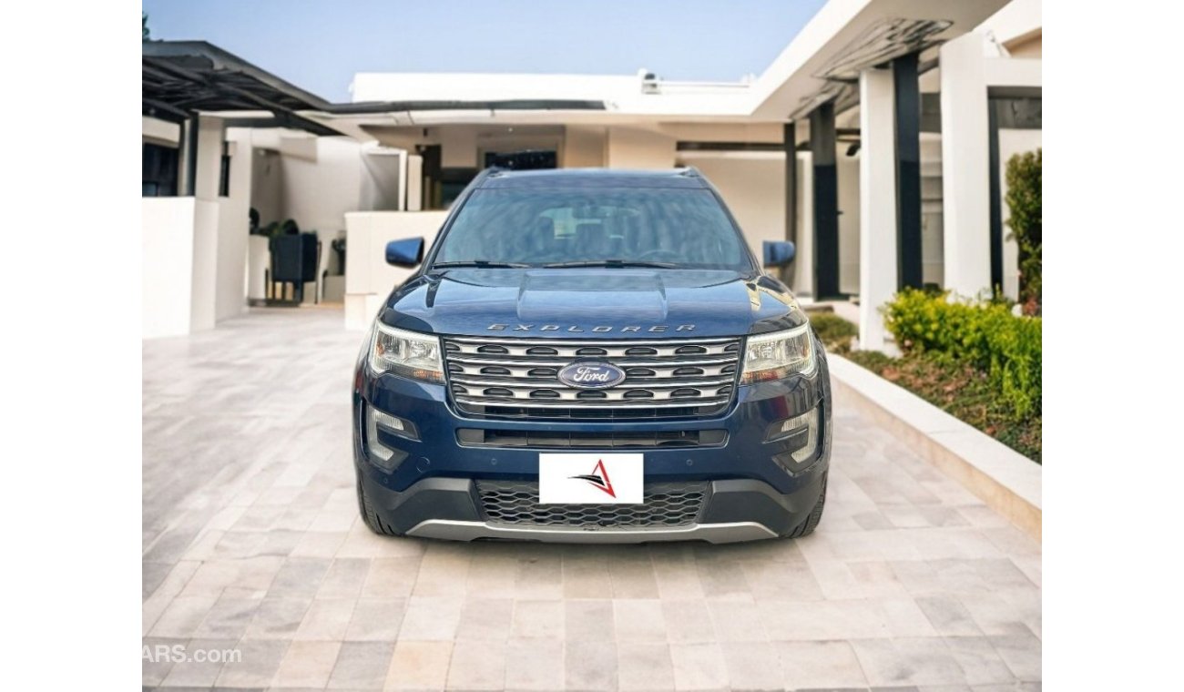 فورد إكسبلورر AED 1,240 PM | FORD EXPLORER XLT-SPORT 2017 | FSH | MOONROOF | LEATHER SEATS | 4WD | 7 SEATS