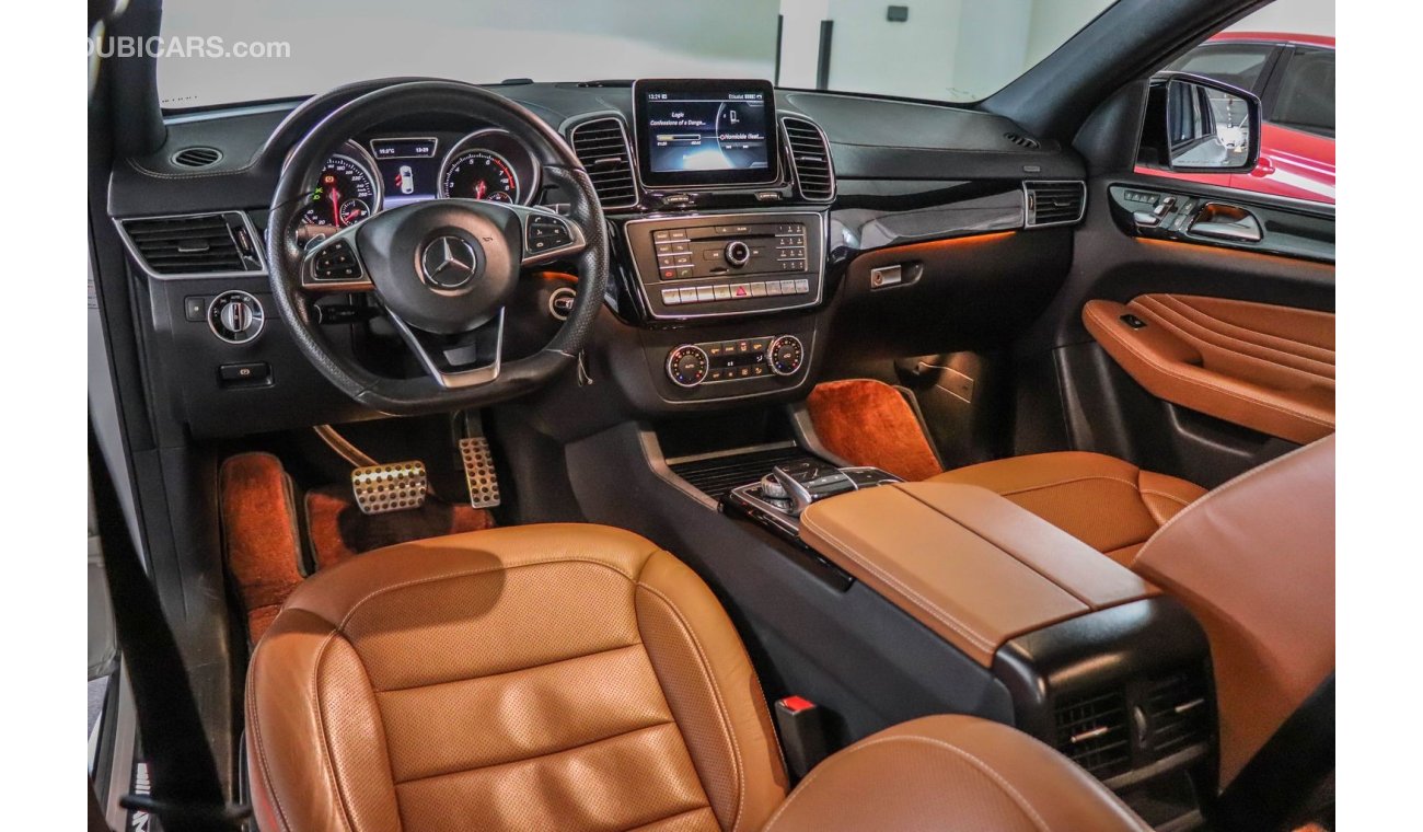 Mercedes-Benz GLE 43 AMG 2017 GCC under Agency Warranty with Zero Down-Payment.