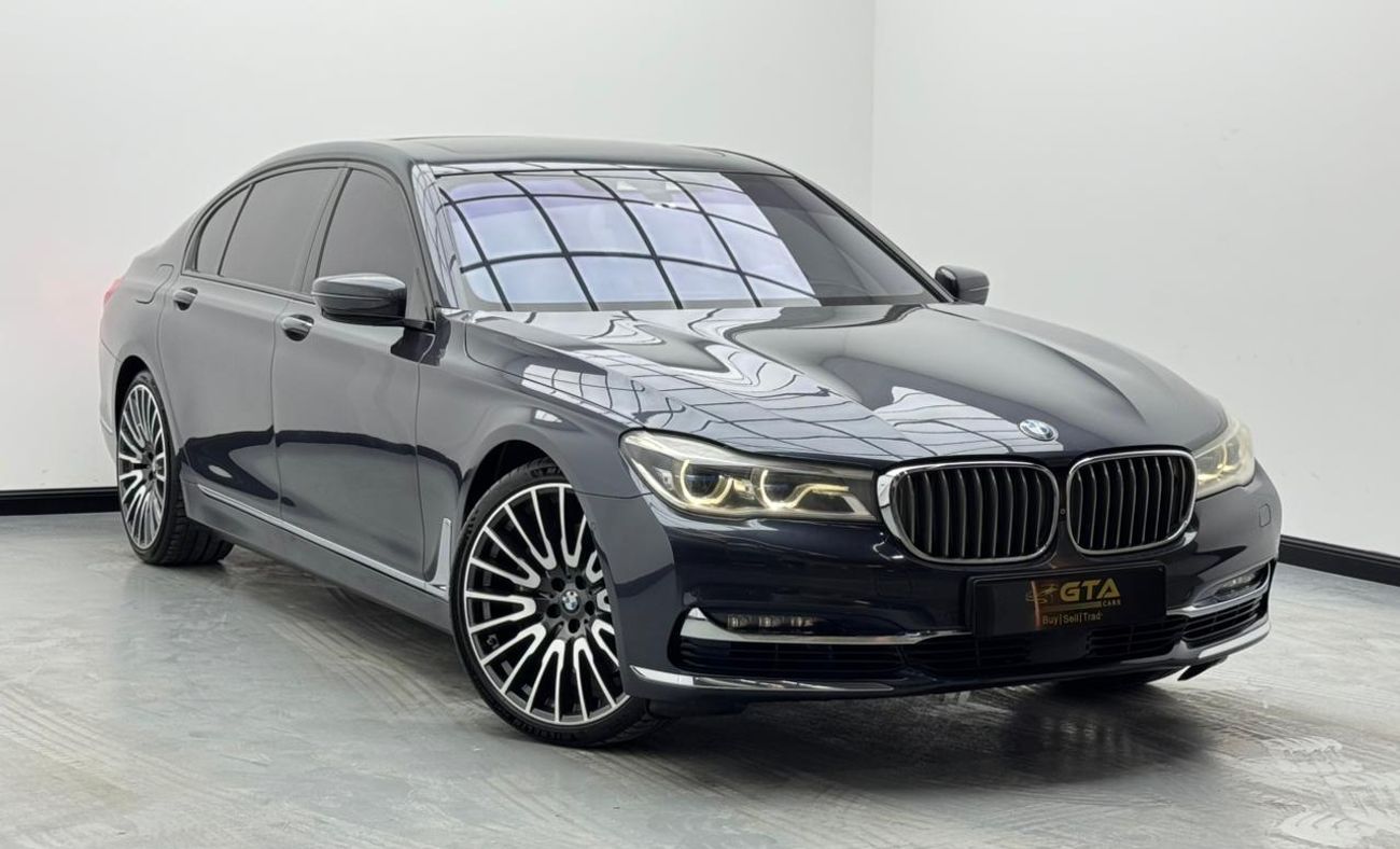 بي أم دبليو 750Li xDrive 4.4L (523 HP) 2016 BMW 750Li xDrive, Full Service History, Excellent Condition, GCC