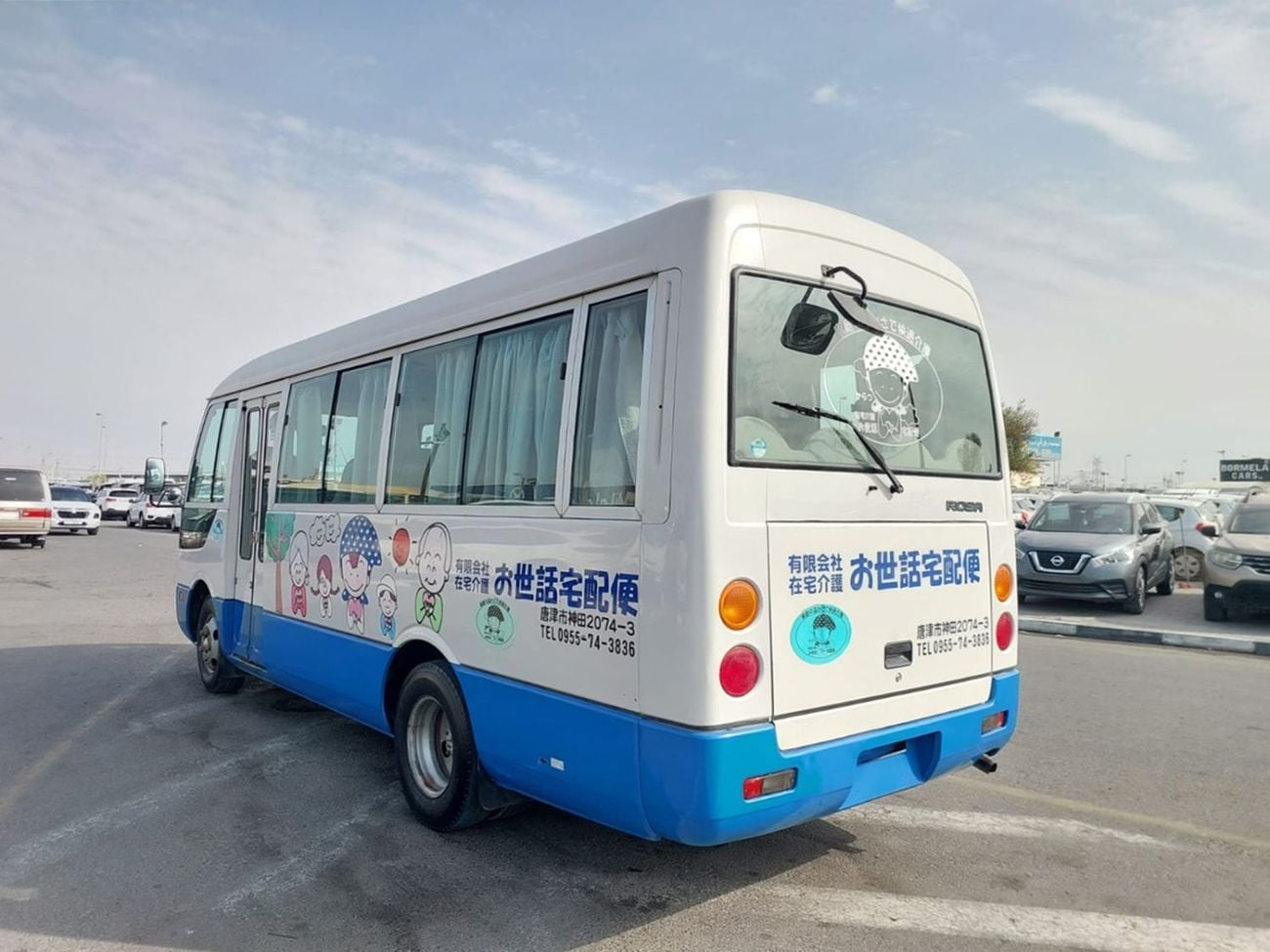 ميتسوبيشي روزا (RAMADAN OFFER) MITSUBISHI ROSA BUS RHD 2003 MODEL 5.2 L DIESEL MANUAL(PM00111)