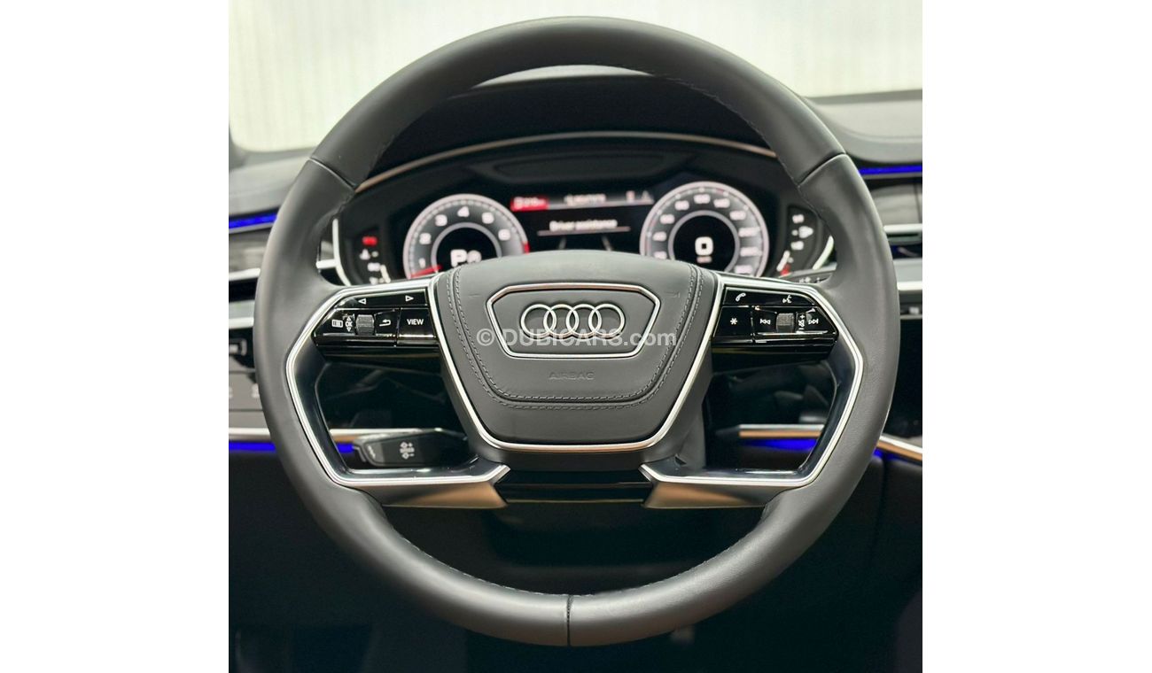 Audi A8 2023 Audi A8L 55 TFSI Quattro, Nov 2025 Audi Warranty, Nov 2027 Audi Service Pack, Low Kms, GCC