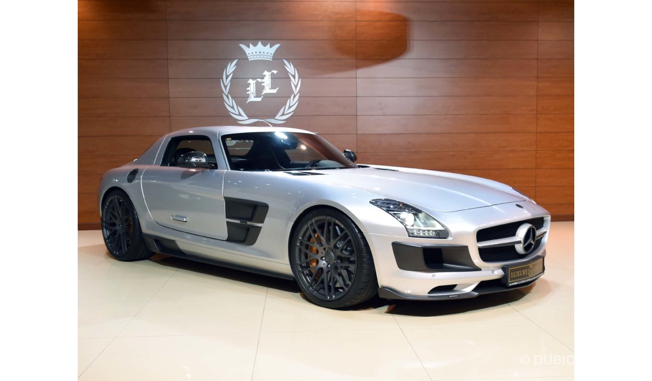 مرسيدس بنز SLS AMG BRABUS 700  B 63s,GCC SPECS,FULL SERVICE HISTORY