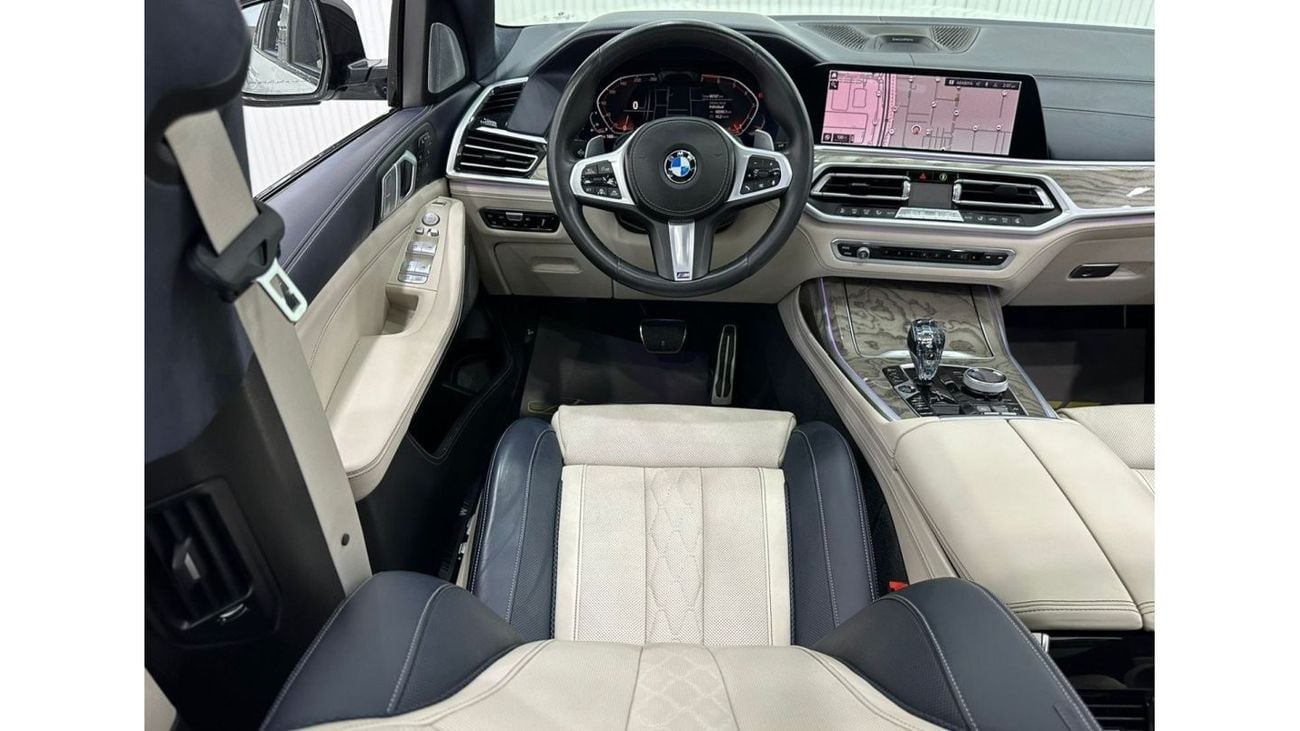 بي أم دبليو X7 2019 BMW X7 xDrive50i M-Sport Masterclass, Aug 2024 Warranty + Aug 2027 Service Pack, Full Option