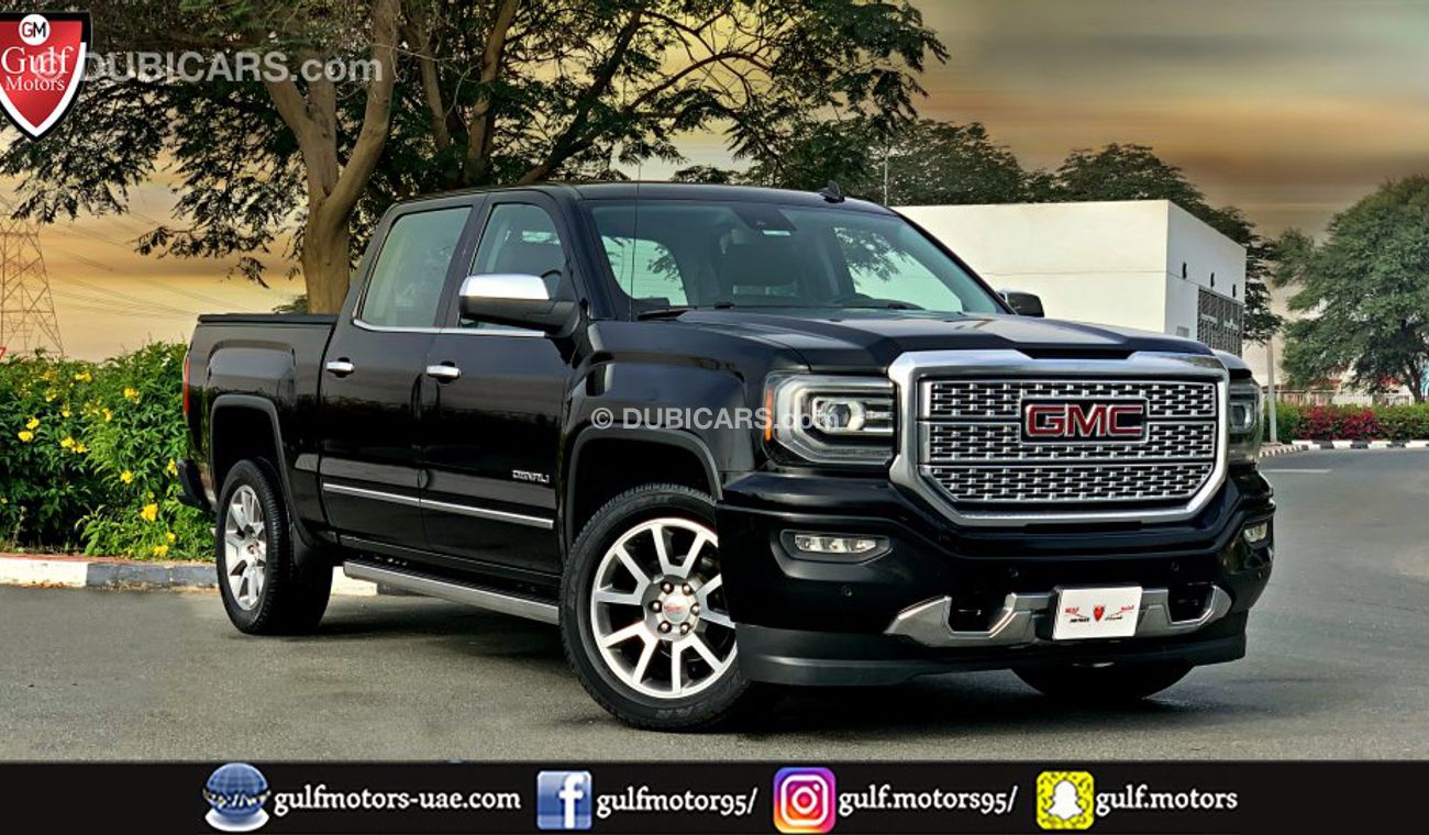 GMC Sierra DENALI - 2017 - 6.2L - V8 - EXCELLENT CONDITION - AGENCY MAINTAINED - WARRANTY