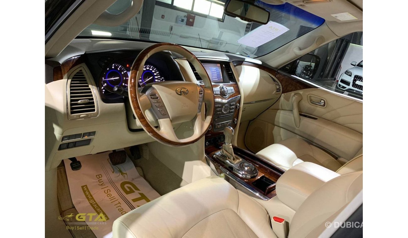 إنفينيتي QX80 Warranty, Full History, GCC, Low Kms