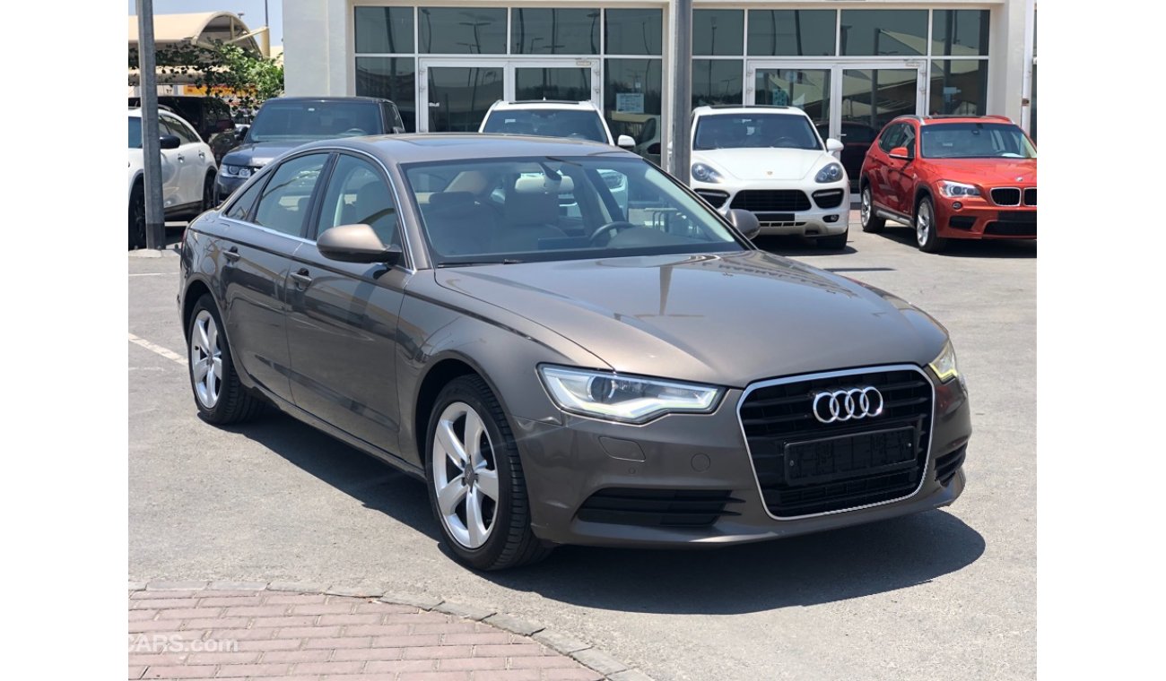 Audi A6 Audi A6 model 2014 GCC car prefect condition full option low mileage panoramic roof leather seats ba