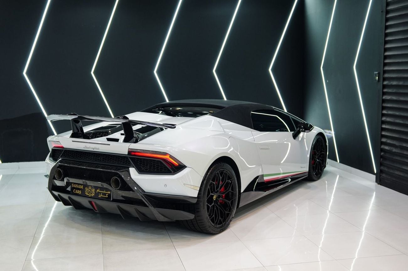 لامبورغيني هوراكان 2018 Lamborghini Performante Spyder, ALA Aerodynamics, Lift System, Forged Composites, GCC Spec!!