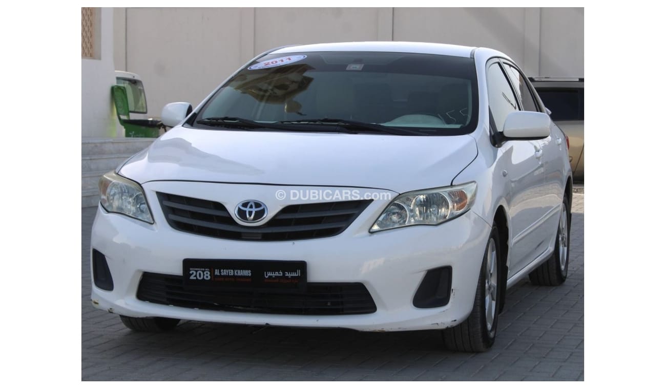 تويوتا كورولا تويوتا كرولا 1.6  ابيض 2011 خليجى بحالة ممتازة بدون حوادث