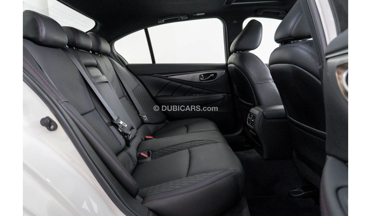 Infiniti Q50 Red Sport 400 2018 Infiniti Q50 S 3.0L V6 Red Sport / Full Infiniti History