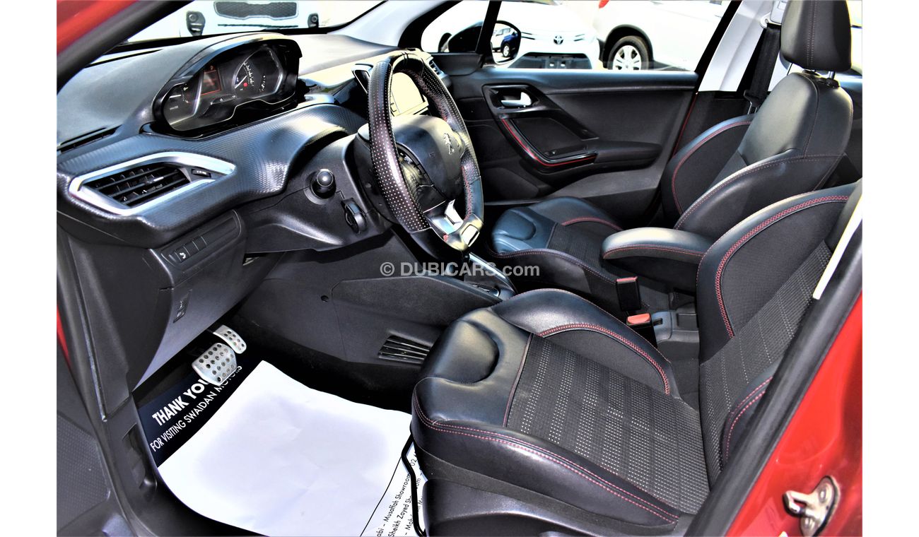 بيجو 208 1.6L GT LINE 2018 GCC SPECS AGENCY WARRANTY