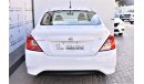 Nissan Sunny AED 586 PM | 1.5L S GCC DEALER WARRANTY