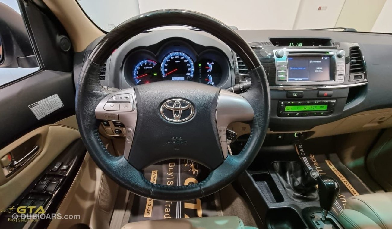 تويوتا فورتونر 2015 Toyota Fortuner 4.0 V6 TRD, Warranty, Service History, Low KMs, GCC