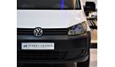 Volkswagen Caddy AMAZING Utility Van ! Volkswagen Caddy 1.6 2014 Model!! in White Color! GCC Specs