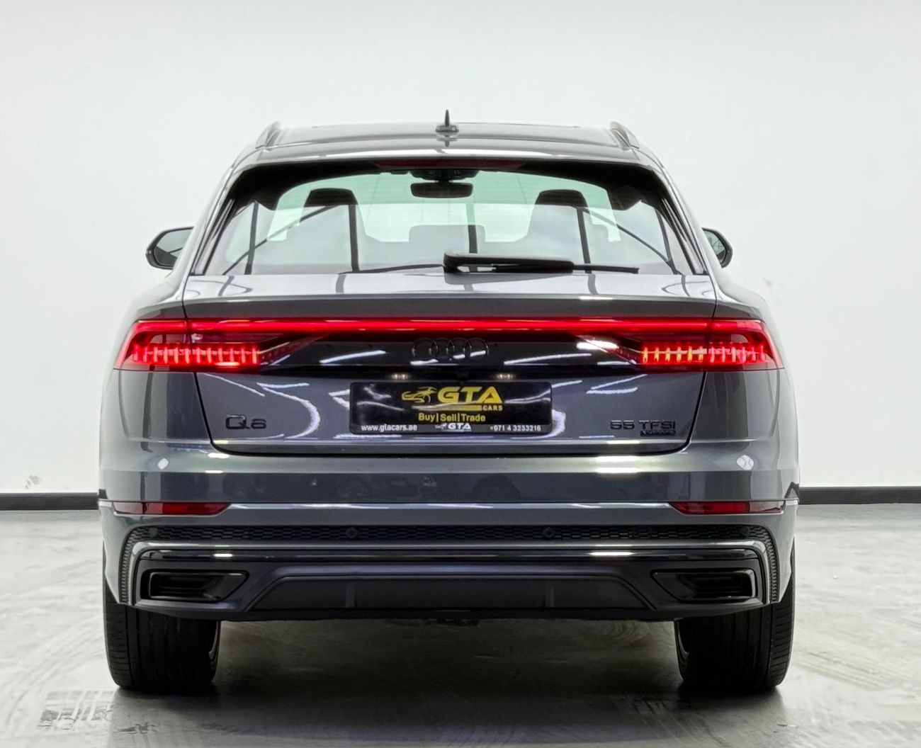 أودي Q8 55 TFSI quattro S-Line 3.0L (340 HP) 2019 Audi Q8 S-Line 55TFSI Quattro, Warranty, Fully Loaded, Exc