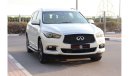 Infiniti QX60 FREE REGISTRATION = WARRANTY = GCC SPECS