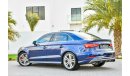 Audi S3 Quattro - Audi Service Contract and Warranty - AED 2,428 PM! - 0% DP