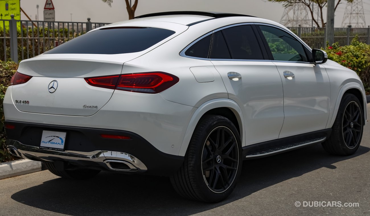 مرسيدس بنز GLE 450 AMG 4MATIC , كوب , خليجية 2021 , 0 كم , مع ضمان 3 سنوات أو 100 ألف كم