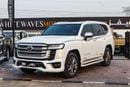 Toyota Land Cruiser VXR 3.5L 2023 Toyota Land Cruiser VXR (3.5L Twin-Turbo V6, Full Option, White Exterior, Red Interior