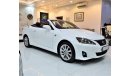 لكزس IS 300 EXCELLENT DEAL for our Lexus IS 300C 2014 Model!! in White Color! GCC Specs