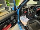 Mini Cooper S AMAZING BLUE MINI COOPER S ** JCW ** || TOP OF THE RANGE || GCC || RED , BLACK INTERIOR