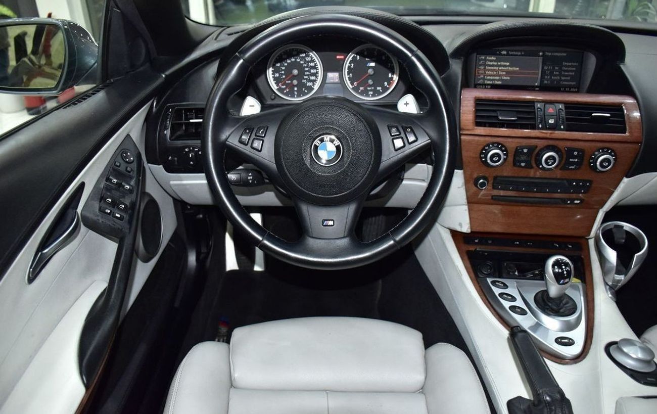 BMW M6 STANDARD EXCELLENT DEAL for our BMW M6 Convertible ( 2008 Model ) in Gray Color American Specs