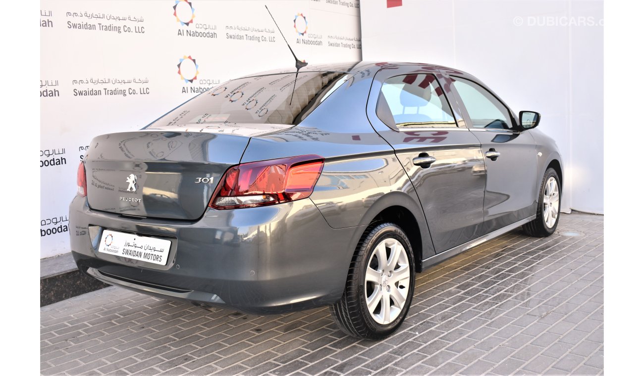 بيجو 301 1.6L ALLURE 2018 GCC AGENCY WARRANTY UP TO 2023 OR 200,000KM