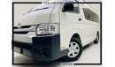 Toyota Hiace HIGH ROOF + ROOF AC / 15 LUXURY SEAT / SIDE GLASS / GCC / UNLIMITED KMS WARRANTY + SERVICE HISTORY