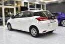 تويوتا يارس EXCELLENT DEAL for our Toyota Yaris SE ( 2018 Model ) in White Color GCC Specs