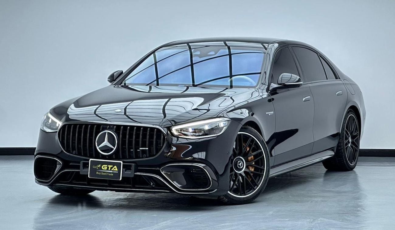 Mercedes-Benz S 63 AMG 2024 Mercedes S63 E Performance, 2026 Mercedes Warranty, 2 Years Mercedes Service Contract, FSH