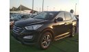 Hyundai Santa Fe 2015 BLACK GCC NO PAIN NO ACCIDENT PERFECT