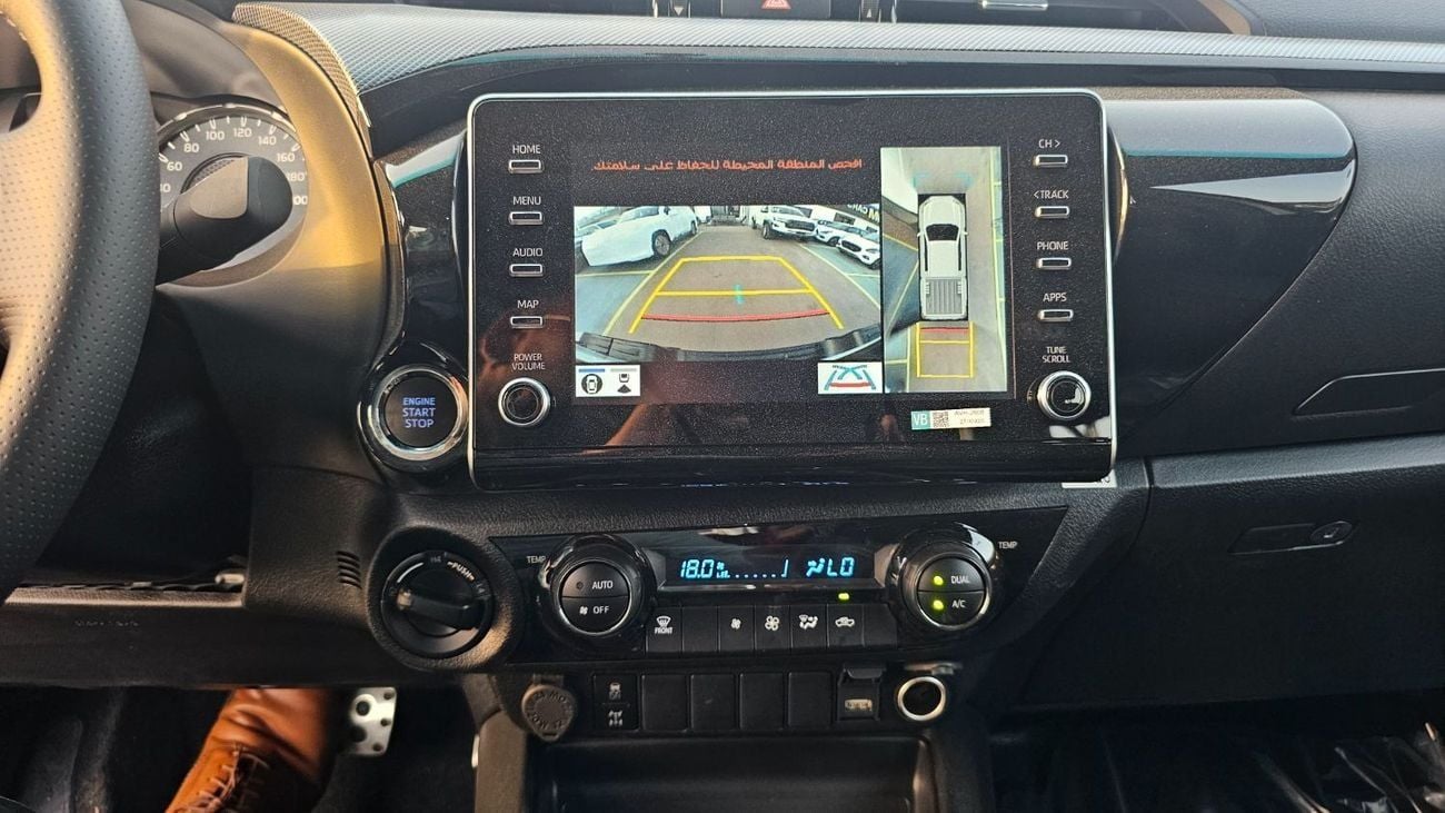تويوتا هيلوكس GR SPORT OMANI 2026/2026YM PEARL ARTIC WHITE COMPRESSOR-REAR VIEW DIGITAL MIRROR-NAVIGATION