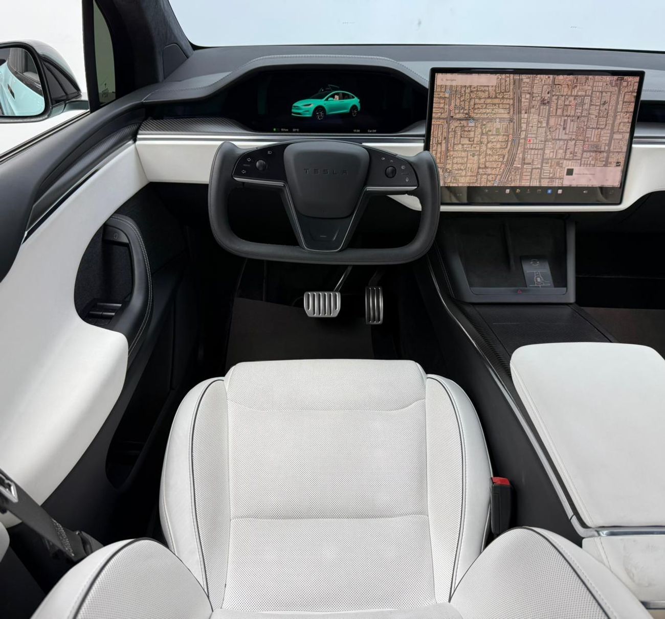 Tesla Model X Plaid (AWD) 2023 Tesla Model X ,Tesla Warranty Battery&Drive Unit Warranty+Full Service History ,GCC