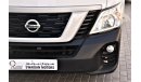 Nissan Urvan AED 1272 PM | 0% DP | 2.5L MT NV350 13-STR GCC WARRANTY