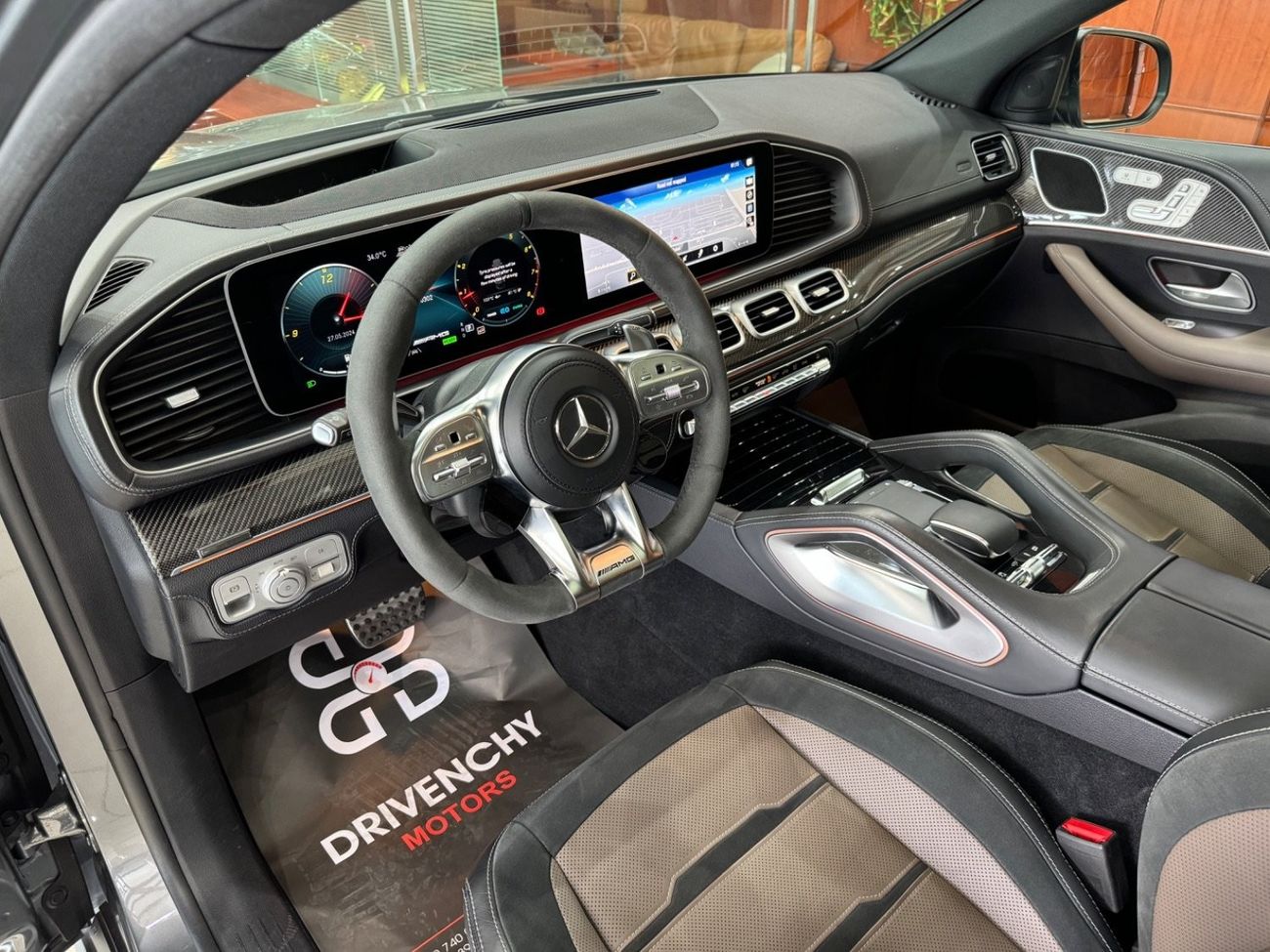 Mercedes-Benz GLE 53 Mercedes-Benz GLE 53 AMG, full option, Gulf, agency condition, paint, agency, under 5-year warranty,