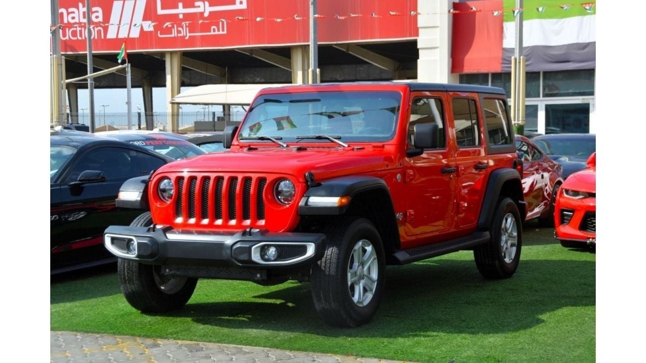Jeep Wrangler Unlimited Sport JEEP WRONGLER 2021 RED INTERIOR